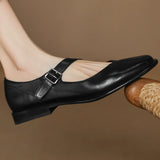 Sandra | Flats aus echtem Rindsleder