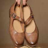 Sandra | Flats aus echtem Rindsleder
