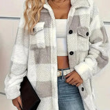 Martin | Elegante karierte Fleecejacke