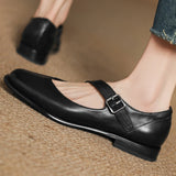 Sandra | Flats aus echtem Rindsleder