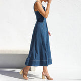 Élen | Jeans-Midikleid