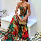 Juliette | Edles Maxikleid mit Print
