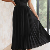 Ava | Elegantes Plisseekleid