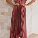 Ava | Elegantes Plisseekleid