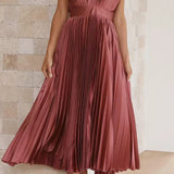 Ava | Elegantes Plisseekleid
