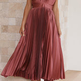 Ava | Elegantes Plisseekleid