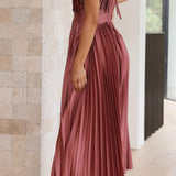 Ava | Elegantes Plisseekleid