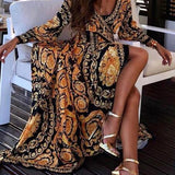 Faye - Boho Print Kleid