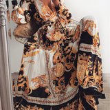 Faye - Boho Print Kleid