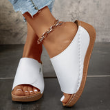 Isabelle | Komfortable Wedge-Pantolette