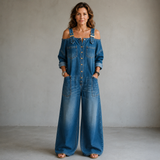 Sophia | Off-Shoulder-Jeans-Overall