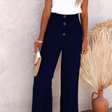 Riana - Hochgeschnittene Relaxed-Hose