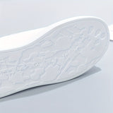 Elegante weisse leichte Komfort-Sneaker