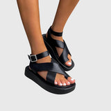 Bria - Elegante Plateausandalen