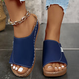 Isabelle | Komfortable Wedge-Pantolette