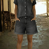 Stephanie | Elegant denim dress
