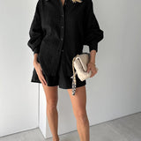 Elizabeth - Bluse und leichte Shorts-Set