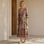 Brigitte – Kleid mit feinem Paisleyprint
