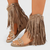 Eira - Elegante Sandalen mit Fransen