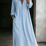 Charlotte | Denim-Hemdkleid