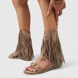 Eira - Elegante Sandalen mit Fransen