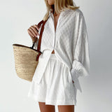 Elizabeth - Bluse und leichte Shorts-Set