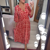 Lillia - Boho Print Kleid