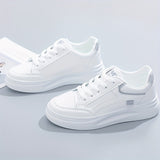 Elegante weisse leichte Komfort-Sneaker