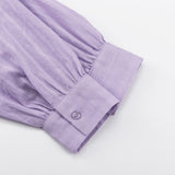 Viola - Set aus Bluse mit Knöpfen und luftigen Shorts