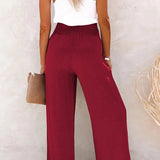 Riana - Hochgeschnittene Relaxed-Hose