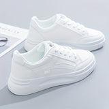 Elegante weisse leichte Komfort-Sneaker