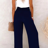 Riana - Hochgeschnittene Relaxed-Hose