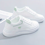 Elegante weisse leichte Komfort-Sneaker