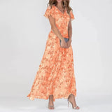 Élina | Langes Blumenkleid