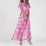 Élina | Langes Blumenkleid