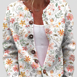 Greta | Cardigan mit zarten Feldblumen