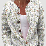 Ursula | Cardigan mit feinen Wildblumen