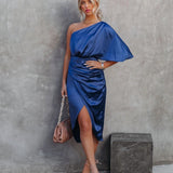Tamari | Edles Satin-Midikleid