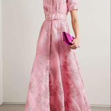 Aria | Kleid mit Puffärmeln und kurzen Ärmeln