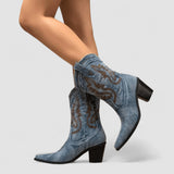 Amélie | Orthopädische Denim-Stiefel
