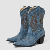 Amélie | Orthopädische Denim-Stiefel