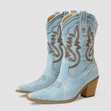 Amélie | Orthopädische Denim-Stiefel