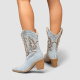 Amélie | Orthopädische Denim-Stiefel