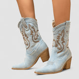 Amélie | Orthopädische Denim-Stiefel