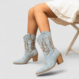 Amélie | Orthopädische Denim-Stiefel