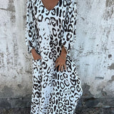 Jessa - Maxikleid mit Leopardenprint