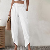 Essari - trousers with slit at the hem