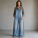 Amanda | Jeanshemd-Jumpsuit