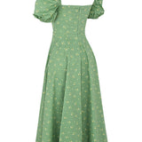 Aviana - Bloom Kleid mit Puffärmeln