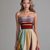 Talma | Trägerloses A-Linien Kleid